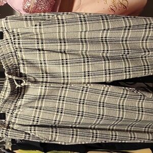 Pullon Beige/Black Pants